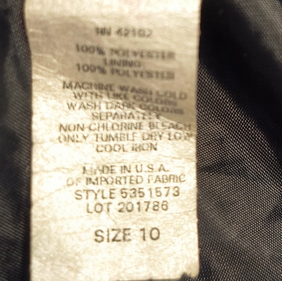 Vintage Michele Pleated Embroidered Floral Boho Black Midi Skirt Sz 10 - Picture 7 of 9